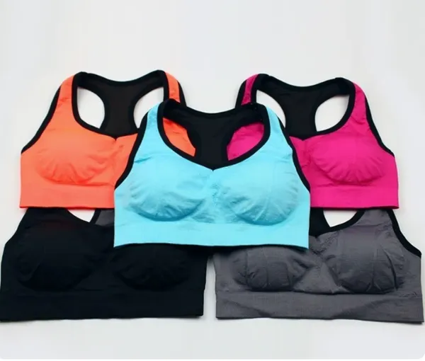 Sport Bra Top For Running Women Padded Sports Bra Top Customized Printing Sports Gym Brassiere