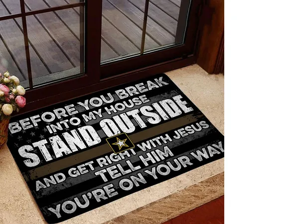 Premium Unique U.S Army 2 Door Mat Ultra Soft