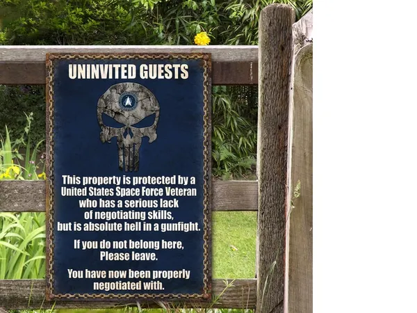 Premium U.S Veteran Metal Sign