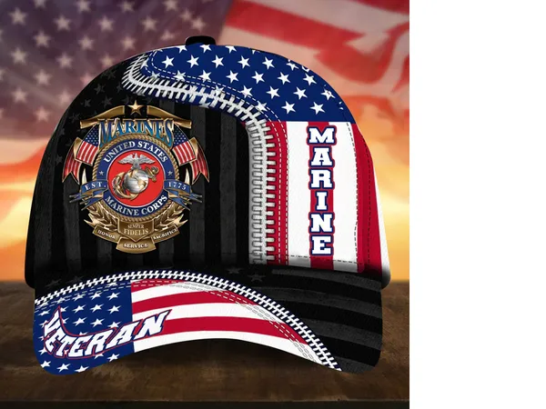 Unique Proudly Served US Veteran Cap