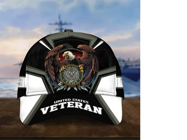 Premium Eagle US Veteran Cap