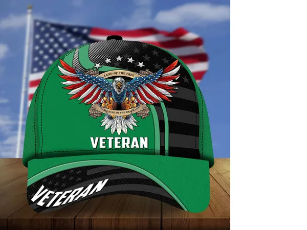 Premium Eagle US Veteran Cap