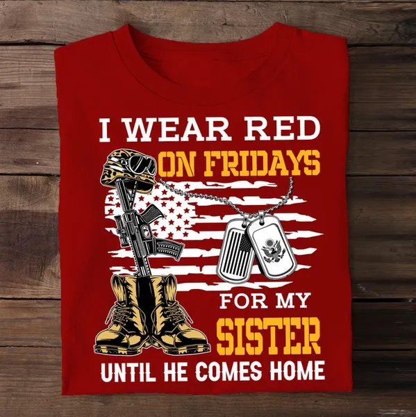 Premium I Wear Red On Fridays T-Shirt