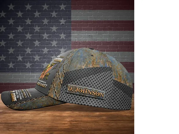 Premium Personalised Vietnam Veteran 3D Cap