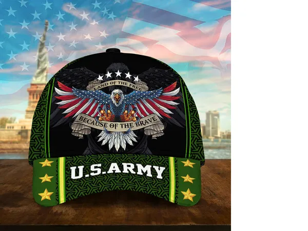 Premium U.S Multiple Service Veteran 3D Cap