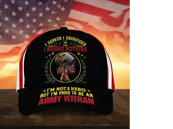 Premium US Veteran 3D Cap