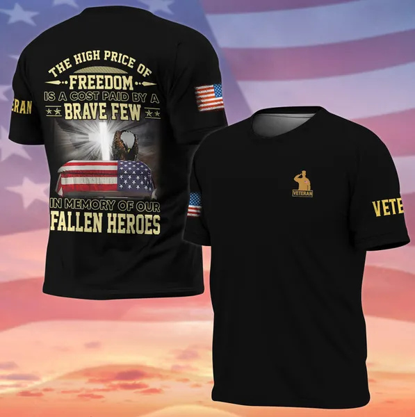 Premium The High Price Of Freedom US Veteran T-Shirt