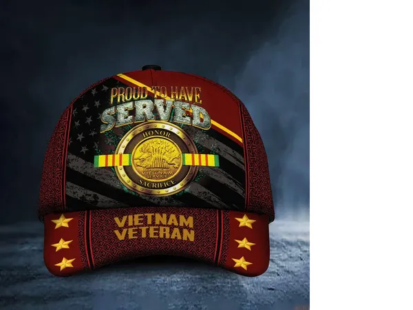 Proud To Have Served Vietnam Veteran Cap