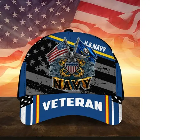 Premium Multiple US Military Services Veteran 3D Cap