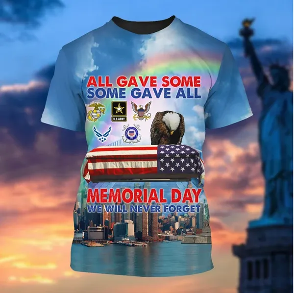 Premium Memorial Day We Will Never Forget T-shirt