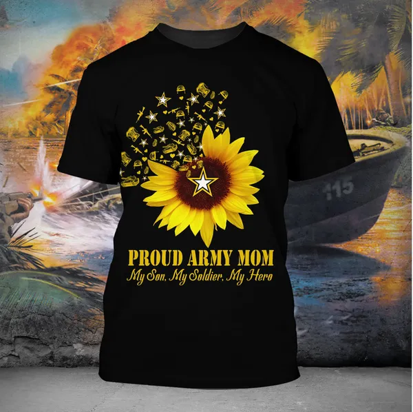 Premium Proud Army Mom T-Shirt