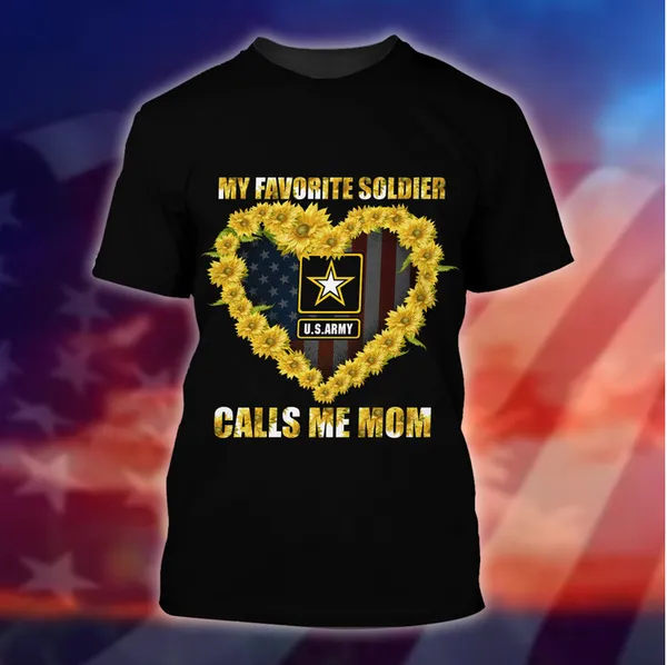 Unique My Favorite Soldier Call Me Mom T-Shirt