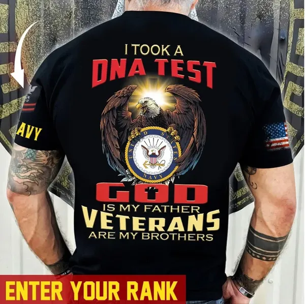 Premium Personalised U.S Multiple Service Veteran T-Shirt