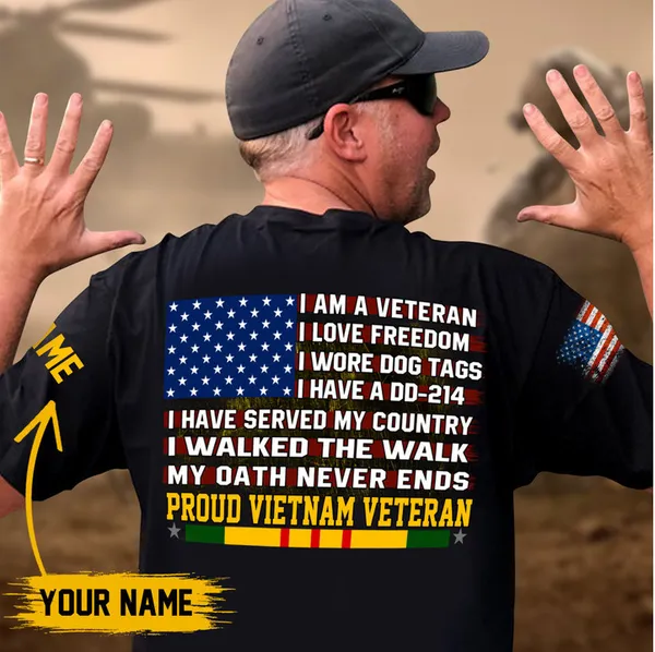 Proud Vietnam Veteran T-shirt