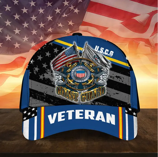 Premium Multiple US Military Services Veteran 3D Cap