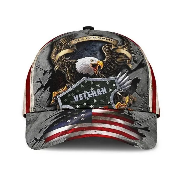 Premium Eagle Veteran Cap 3D Iron Camo Grey