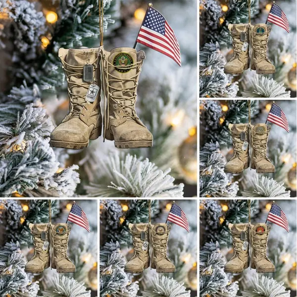 Unique Multiple Services US Veteran Ornament Duplicated