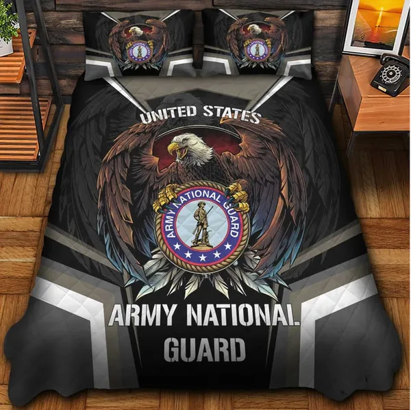 Premium Eagle US Veterans Bedding Set, Gifts For Independence Day, Father's Day, Veterans Day, Gifts For Dad, Gifts For Husband Veteran