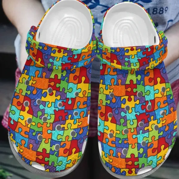 Autism Clog Custom Crocs Comfortable For Women Men